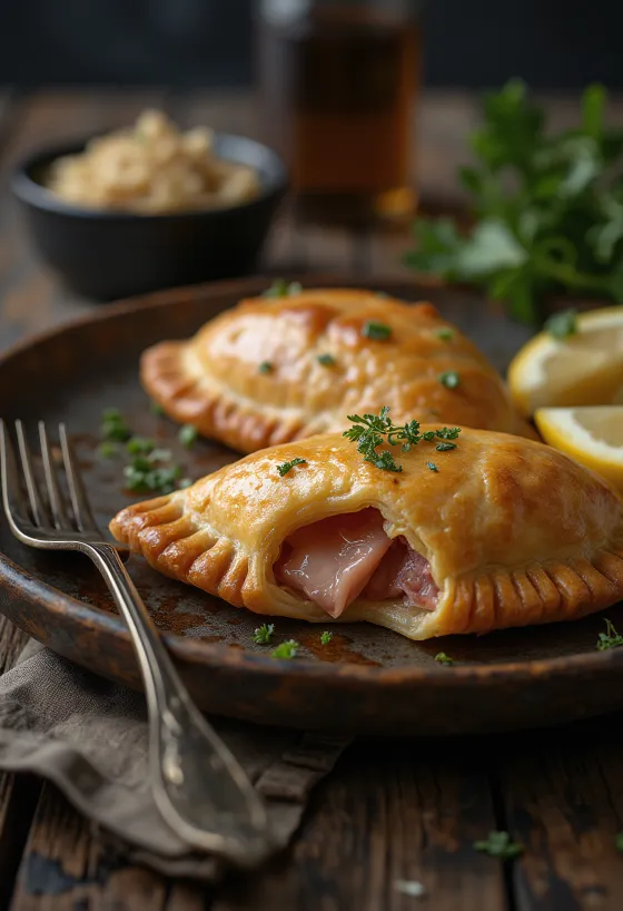 Füstölt tarjás empanada aranybarna tésztában