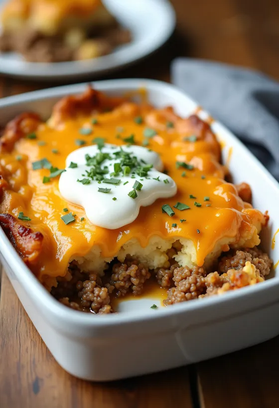 Keto darálthúsos rakott karfiol