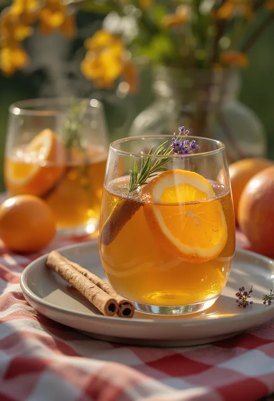Rozmaringos cider bögrében