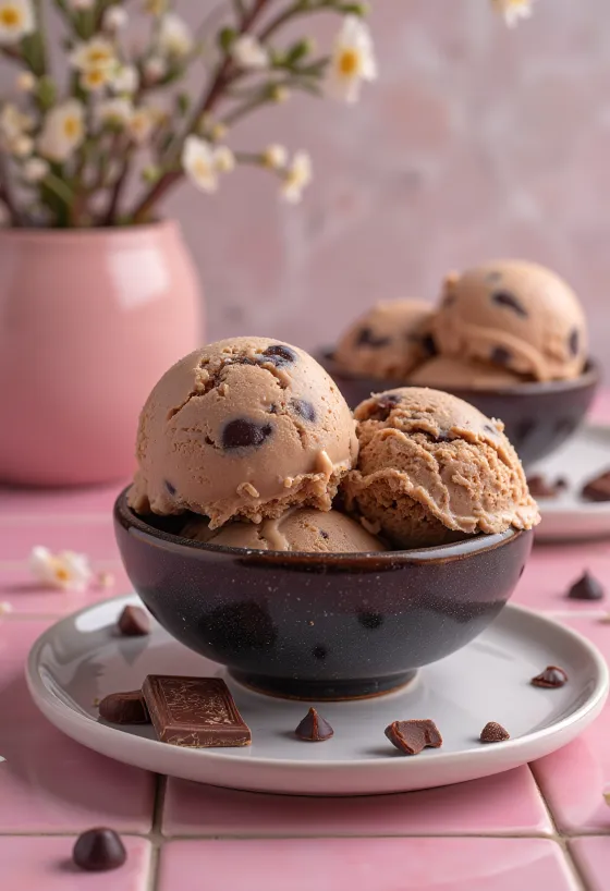 Ben & Jerry’s Dublin Mudslide fagylalt tálalva