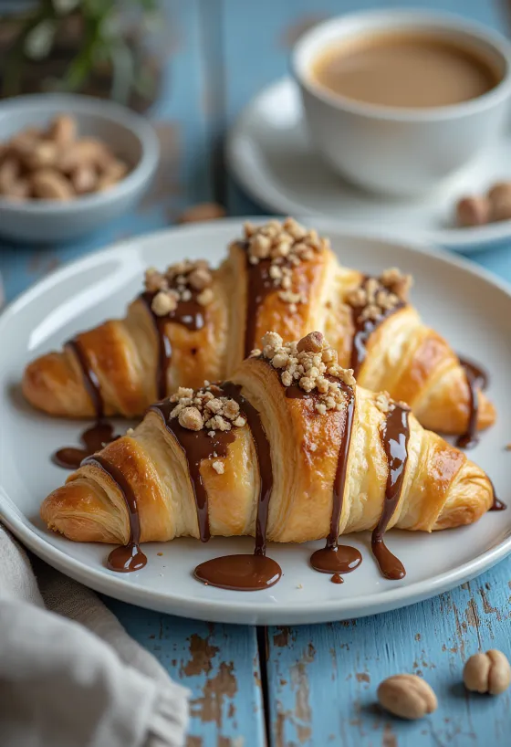 Kinder Bueno croissant tálalva