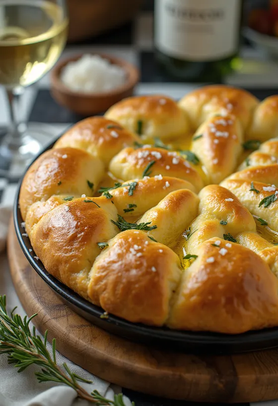 Frissen sült focaccia buci