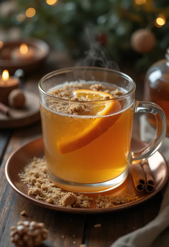 Szerecsendiós cider bögrében