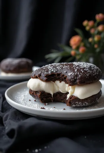 Whoopie Pie Doughnut frissen tálalva