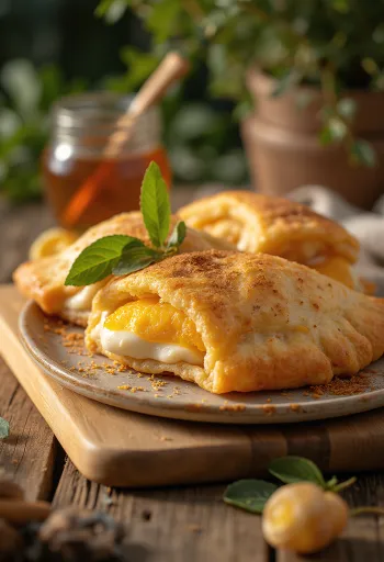 Frissen sült Narancsos-Fűszeres Calzone