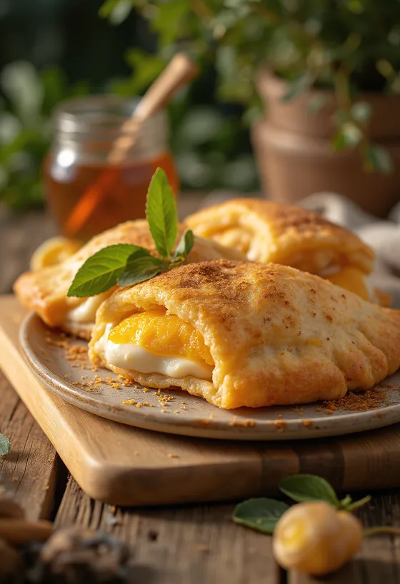 Frissen sült Narancsos-Fűszeres Calzone