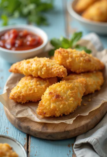 Coxinha csípős szósszal, ropogós és ínycsiklandó brazil étel