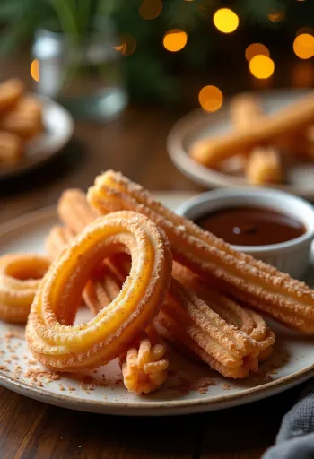 Ropogós keto churros rudak