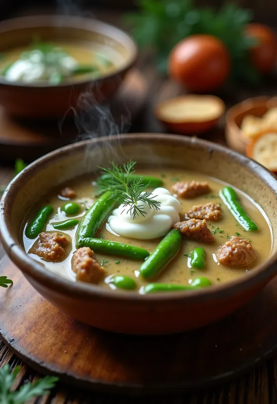 Keto zöldbabos palócleves