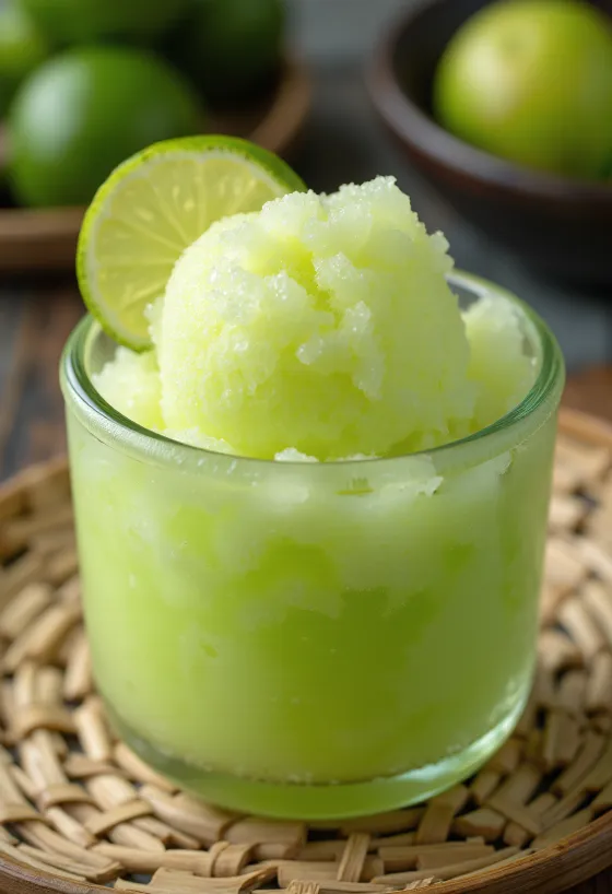 Daiquiri Ice jégkása tálalva