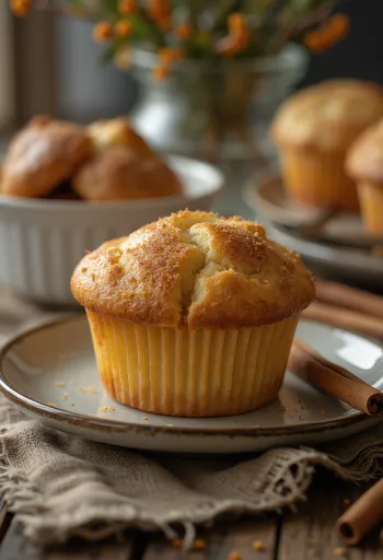 Frissen sült fahéjas cupcake