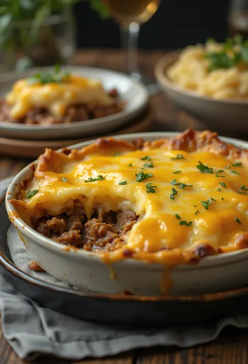Haggis pásztorpite töltelékként, gazdag fűszeres ízekkel