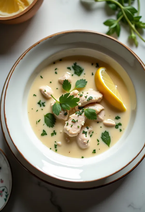 Keto tárkonyos csirkeraguleves