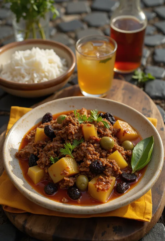 Picadillo chayote-val tálalva friss korianderrel