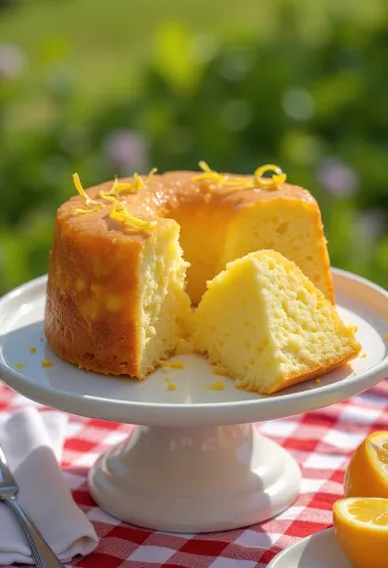 Túrós-narancsos torta tálalva