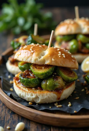 Pirított kelbimbós bao bun tálalva
