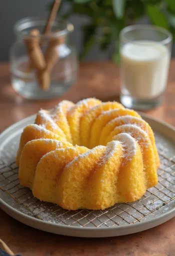 Bolo de fubá joghurttal, gazdag és finom brazil sütemény