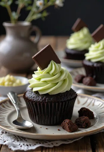After Eight cupcake tálalva