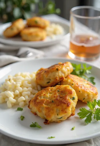 Aloo tikki csicseriborsó töltelékkel, fűszeres és ropogós étel