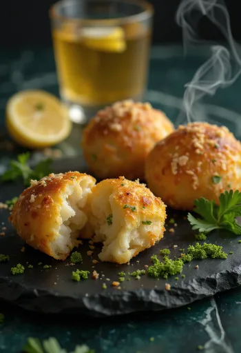 Coxinha burgonyával, ropogós burgonyás túróval töltött brazil étel
