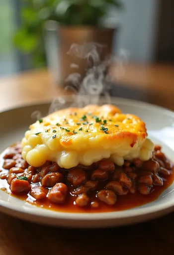 Keto pásztorpite karfiolpürével