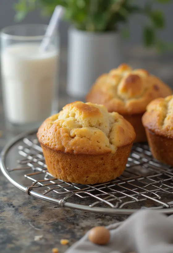 Okara muffin tálalva frissen sütve