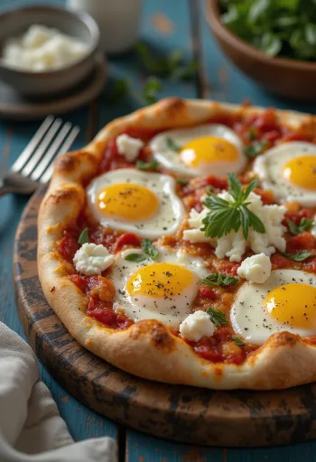 Pizza alla Norma szicíliai padlizsánnal és ricottával