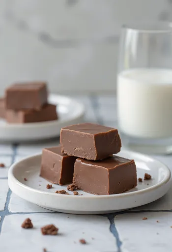 Csokoládés Barfi, sáfrányos ízzel tálalva