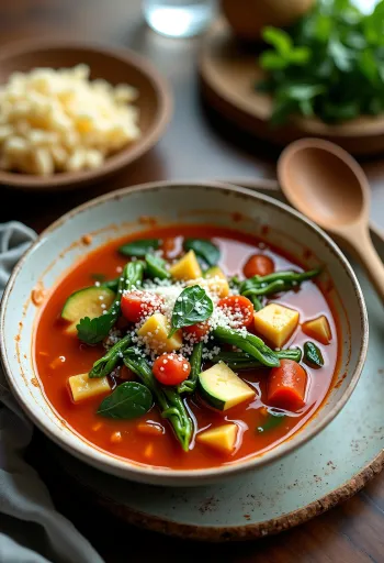 Keto minestrone leves
