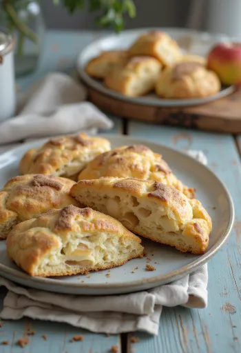 Almás-fahéjas scone