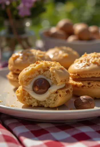 Ferrero Rocher macaron