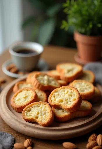 Keto mandulás cantuccini kekszek