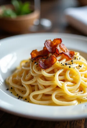 Keto carbonara shirataki tésztával