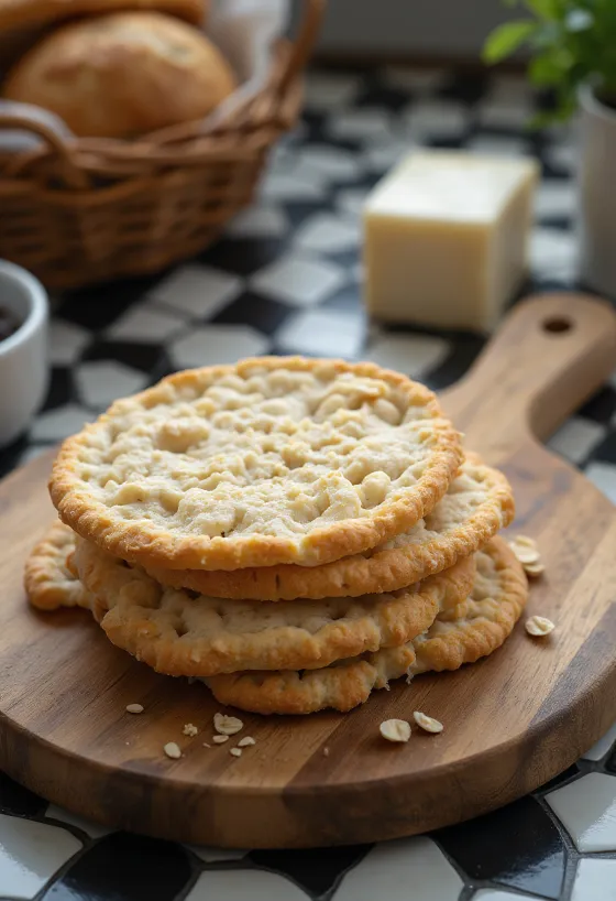 Knäckebröd zabpehellyel frissen tálalva