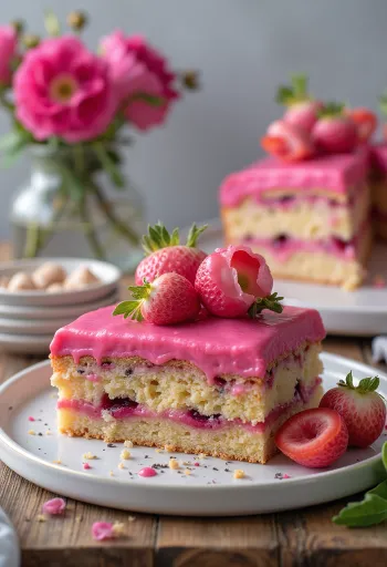 Mákos puncsos torta szeletekkel