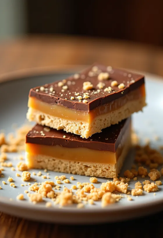 Keto karamellás twix szelet