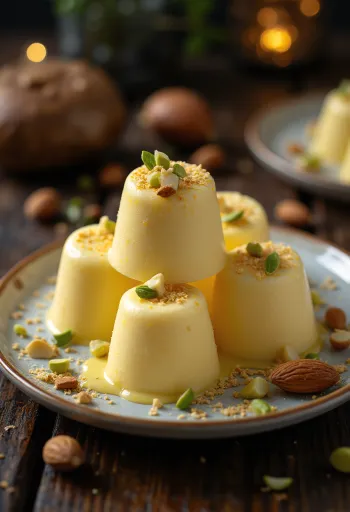 Kulfi tálalva