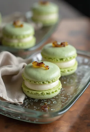 Szőlőkrémes macaron
