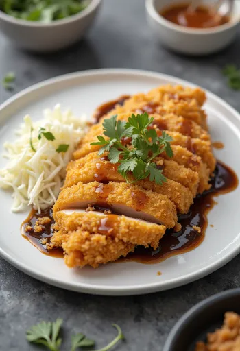 Csirke Katsu, ropogós panírozott csirkemell tonkatsu szósszal