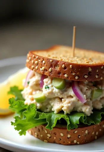 Keto tonhalas szendvics