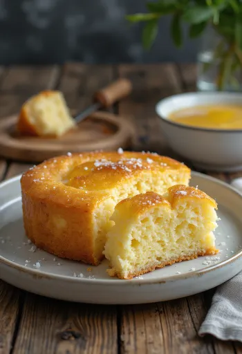 Mézes-vaníliás torta szeletekkel