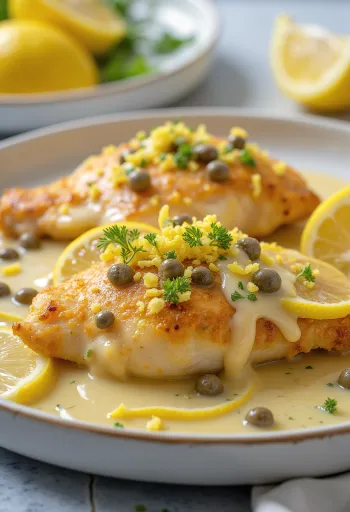 Piccata al Limone, citromos csirkemell kapribogyós szósszal