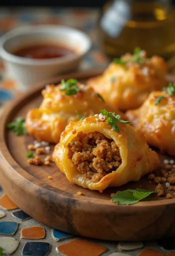Coxinha szójával, ropogós szójás túróval töltött brazil étel