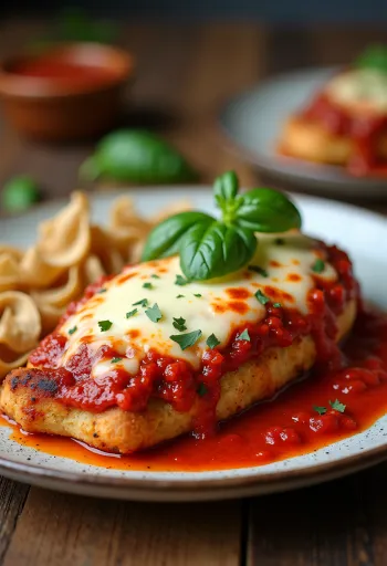 Keto olasz parmezános csirkemell olvasztott sajttal