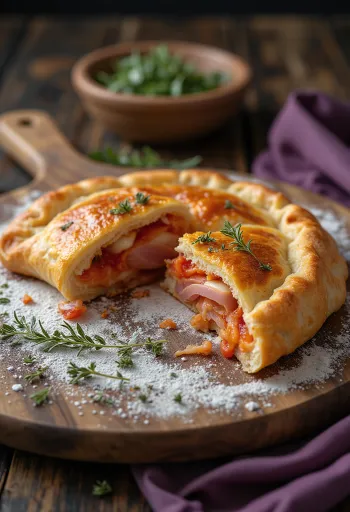Frissen sült Oregánós Calzone