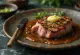 Tarja steak tálalva sült burgonyával és zöldségekkel