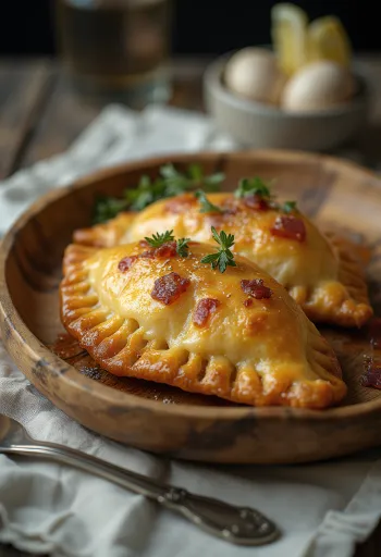 Baconös-krémsajtos empanada ropogós tésztával