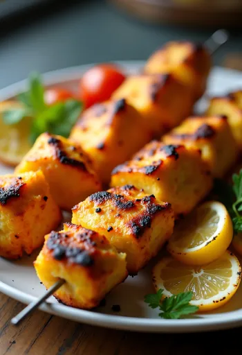 Keto iráni sáfrányos csirke kebab