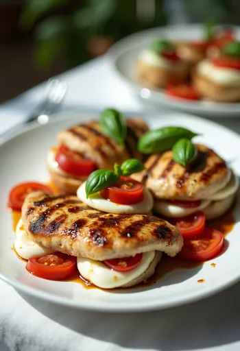 Keto olasz caprese töltött csirkemell