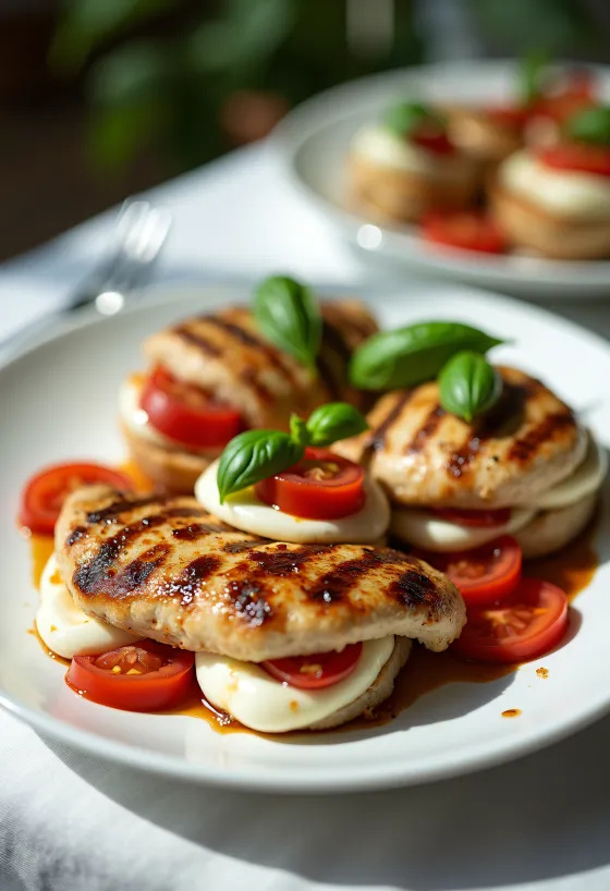 Keto olasz caprese töltött csirkemell